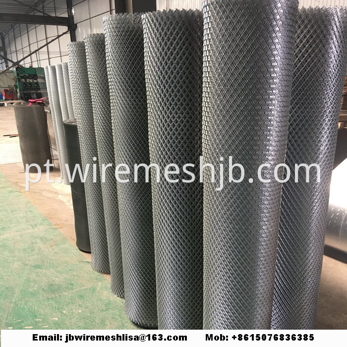 Powder Coated And Galvanized Expanded Steel Mesh